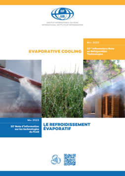 Première de couverture de la Note d'Information sur le froid évaporatif